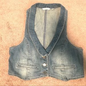 ‘00s denim vest - vintage